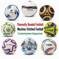 Balón de Fútbol Personalizado con Logotipo, Tamaño 3/4/5, Balón de Fútbol Profesional para Partidos, Cosido a Máquina y Termosellado, Cuero PU y Cámara de Butilo