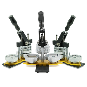 Manual DIY High Quality <strong>Button</strong> Metal 50X50 Magnetic Machine <strong>Maker</strong> With a Warranty - Product Image 4