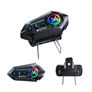Y12 PRO Гарнитура для мотоцикла с функцией Hands-Free, двухсторонняя связь, аксессуары для мотоциклов, Bluetooth-интерком для езды - Product Image 2