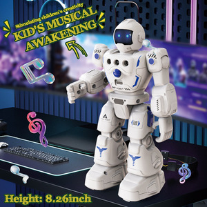 Mechanical Cop Programming <b>Robot</b> Voice Children's <b>Remote</b>-<b>Controlled</b> Toy Intelligent <b>Robot</b> - Product Image 4