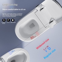 Toilette Intelligente - Bidet Intégré Sans Pression d'Eau à Couvercle Automatique Siphonique avec Fonction Parfumée pour Usage Domestique