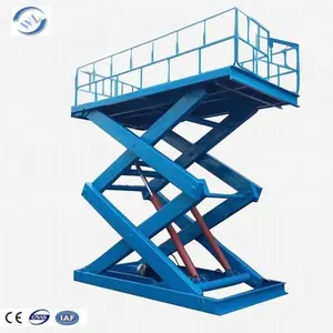 New type Stationary Industrial Motorized Rotating Hydraulic Scissor Lift Platform With High Quality