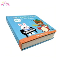 Livre de lecture pour enfants personnalisé, imprimé sur mesure, écologique, avec couverture rigide à rabats, impression sérigraphique, carton kraft, finition mate