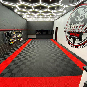 กระเบื้องพื้นโรงรถพลาสติกกระเบื้องปูพื้นโรงรถดีไซน์กันลื่น - Product Image 5