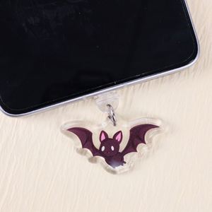 Capuchon anti-poussière personnalisé en acrylique scintillant motif dessin animé mignon pour port de charge iPhone iPad Type-C, breloque de protection - Product Image 4