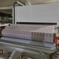 Mesin produksi gulungan jumbo pita perekat BOPP 500mm 1000mm 1300mm, lini pembuatan pita cello, mesin pelapis lem, pabrik.