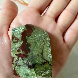 CrystalHola Piedra Natural Verde Cruda, Piedra de Sangre de Dragón, Cuarzo Freedom, Reiki Curativo, Decoración de Alta Calidad para el Hogar y la Oficina, Regalo - Product Image 2