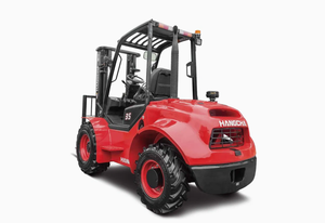 Montacargas Todoterreno Hangcha 2.5t 4WD, MOQ 1, Colores Personalizables, Mástil de 2/3 Etapas, Neumáticos Neumáticos, Motor Diésel, Garantía de 2 Años - Product Image 5