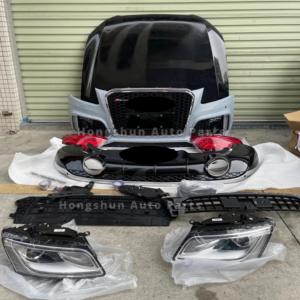RSQ5外観ボディキット部品フロントバンパーグリルアウディQ52011-2016車のフェイスリフトバンパーアップグレード用高品質 - Product Image 5