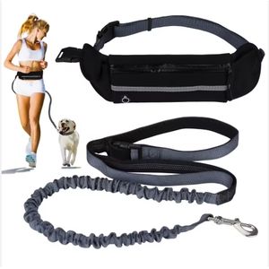 Correa para Perros Manos Libres, Correa Reflectante con Riñonera, Cinturón Elástico Retráctil, Cuerda de Tracción para Perros para Correr, Caminar, Productos para Mascotas - Product Image 1