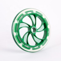 Roue à roulettes de skateboard électrique PU pour adultes, 200mm, scooter à rebond haut, 8 pouces