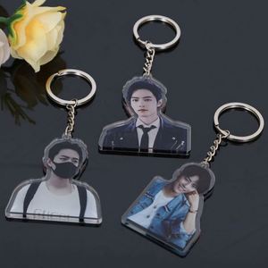 Free Sample No MOQ Custom Acrylic Keychains with <b>Creative</b> Logo Promotional Carabiners Minimum Order Quantity Removed - Product Image 3