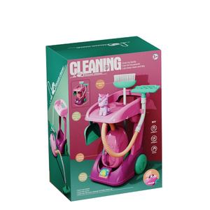 Chariot de nettoyage pour enfants Lucky Toys avec <span class=keywords><strong>aspirateur</strong></span> BO, ensemble de jouets de nettoyage en plastique - Product Image 1