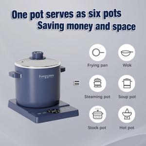 Nồi nấu đa năng điện chất lượng cao 2.2L, lòng nồi chống dính, màn hình kỹ thuật số, hẹn giờ, tự giữ ấm, dùng cho gia đình - Product Image 5