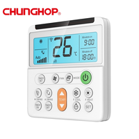 K-660E LCD Remote Control AC Universal dengan Timer Otomatis, Lampu LED, dan Pengunci Suhu untuk AC Dinding