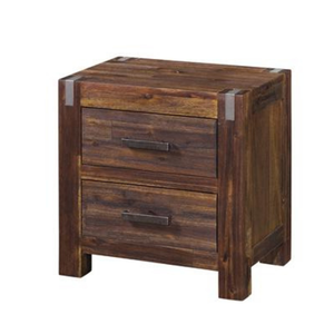 PANAMA RANGE High Grade Wooden Nightstand with 2 Drawers Modern <b>Bedside</b> <b>Table</b> Furniture for Home Hotel Best Price From Vietnam - Product Image 3