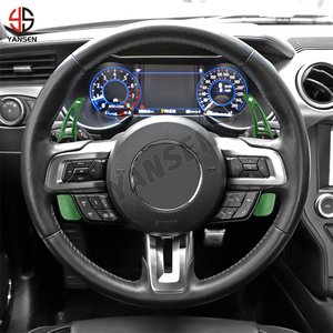 2 Pcs Auto Lenkrad Paddel Shifter Abdeckung für Ford Mustang ABS Trim Zubehör - Product Image 6