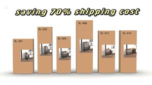 Moderne braune MDF Holzkiste Kommode 9 Schubladen Hohe Kleidung Truhe für Zuhause oder Krankenhaus für Wohnzimmer möbel - Product Image 6