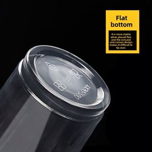 Gobelets en plastique jetables 16oz haute définition, résistants, transparents 90mm, pour dégustation, exposition d'art, événement vinier, bord lisse, personnalisables professionnellement - Product Image 3