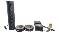 Housses d'isolation amovibles en fibre de verre industrielle pour vanne et pipeline, manchon d'isolation thermique