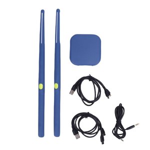 Baquetas de Tambor de Aire, 8 Sonidos, Sensor de Movimiento 3D, Juego de Batería Electrónica <span class=keywords><strong>Virtual</strong></span> Portátil y Recargable - Product Image 2
