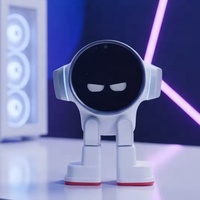 Robot Inteligente con IA Rux Blanco de Gran Venta con Estación de Carga, Robot Compañero Optimist, Juguete de Plástico para Niños de 5 a 7 Años