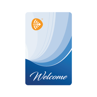 Customized 13.56Mhz Eco-Friendly NFC Access Control Key Card PVC RFID Blocking Hotel Smart Card Waterproof Magnetic Stripe PET