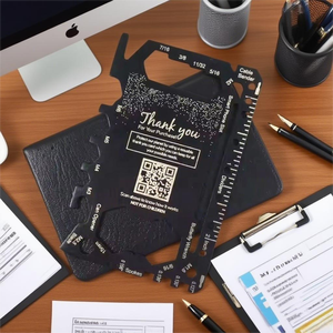 Promoción Regalos Metal Logotipo personalizado Tarjeta multiherramienta 46 en 1 Herramienta de tarjeta de supervivencia múltiple con clip para dinero - Product Image 3
