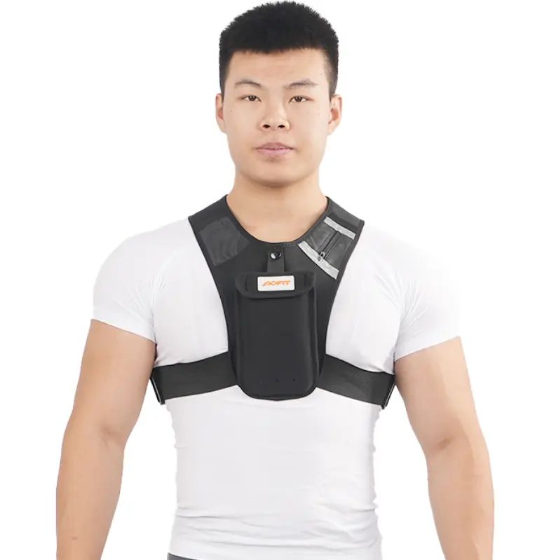 Vente en gros sport personnalisé hommes support de téléphone unisexe gilet de sécurité sac à dos gilet de course réfléchissant avec porte-bouteille