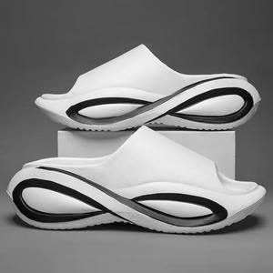 Sandales d'hiver confortables pour hommes, augmentant la taille, antidérapantes, anti-odeurs, à semelle épaisse et souple, pour sports de plein air - Product Image 2