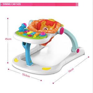 Bán buôn Dinning xe Toddler Xe đẩy 4 trong 1 bé đẩy người đi bộ cho bé trai và bé gái - Product Image 3