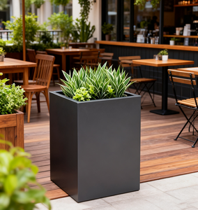 Vaso de Flores Personalizável em Aço Inoxidável - Grande Tamanho para Paisagismo Municipal/Comercial - Product Image 3