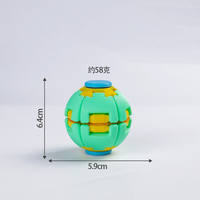 Jouet sensoriel de poche portable, rotation des doigts, soulagement du stress, pression, rotation, balle anti-stress