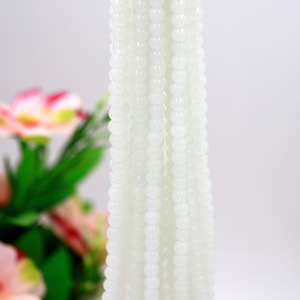 Bán Buôn Phụ Kiện Tự Làm 6Mm Màu Xanh Rõ Ràng Thủy Tinh Màu Đỏ Tinh Thể Ngọc Bích Bóng Hạt Lỏng Lampwork Hạt Cho Vòng Đeo Tay - Product Image 5