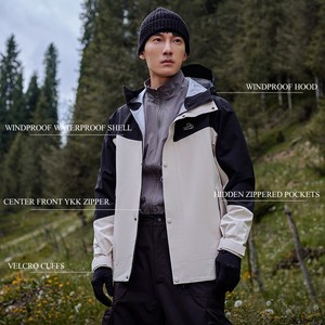 Nuova Giacca <span class=keywords><strong>Impermeabile</strong></span> Pelliot Outdoor 10000mm 3L, Abbigliamento da Montagna alla Moda per Donne, Giacca Antipioggia <span class=keywords><strong>Impermeabile</strong></span> - Product Image 5