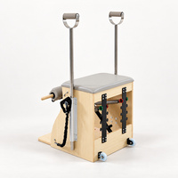Chaise Wunda de qualité studio en bois massif, équipement de fitness à haute stabilité, ensemble de yoga Pilates pour usage commercial