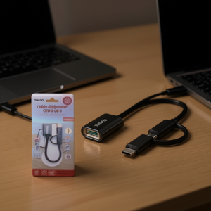 Adaptateur Temco OTG Micro USB vers Type C pour transfert de données sur téléphone mobile - Product Image 2