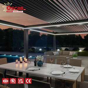 Structure abritée en aluminium galvanisé robuste pour voitures, camions, tracteurs, stockage extérieur, <span class=keywords><strong>stationnement</strong></span>, zone de repos, pergola rétractable - Product Image 1