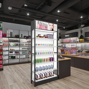 Vẻ đẹp kệ cho Salon hiển thị đứng cho mỹ phẩm và chăm sóc da cho Boutique Sản phẩm giới thiệu nhà máy sản xuất trực tiếp - Product Image 4