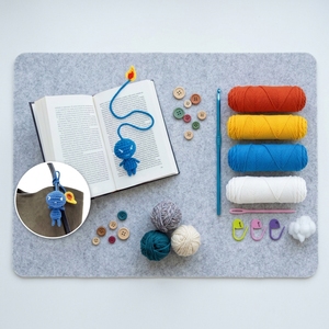 Kit de Ganchillo para Hacer Marcapáginas con Diseño de Diablo, Kit de Manualidades <span class=keywords><strong>Amigurumi</strong></span> Hecho a Mano para Principiantes, Marca VOSAN, para Mayores de 7 Años - Product Image 4