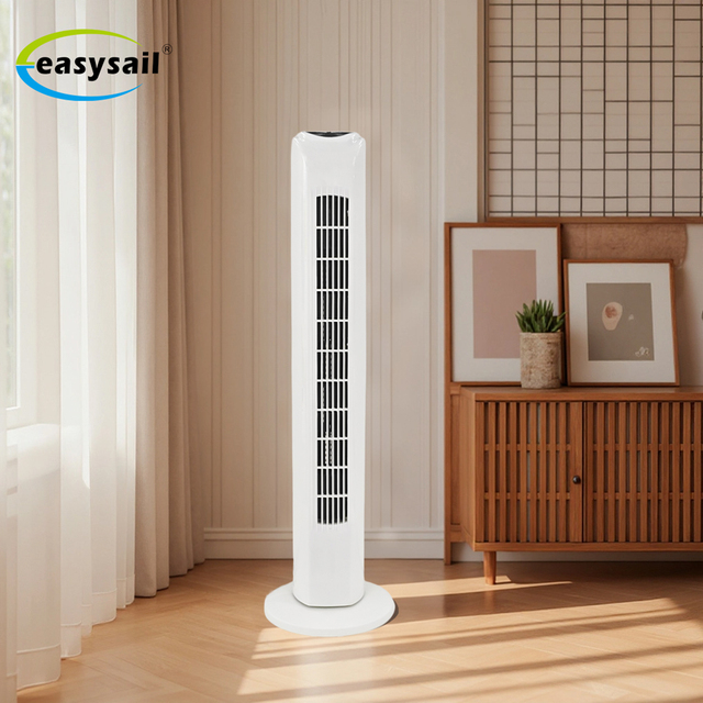 Intelligent Cooling Function  Remote Control Bedroom Office Cold Home Smart Silent Tower Fan