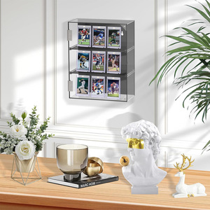 Vente en gros d'usine : porte-cartes magnétiques robustes, protège-cartes transparents 35pt, présentoirs PS pour cartes à collectionner, rangement pour cartes - Product Image 3