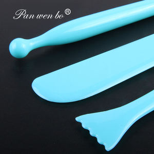 Ensemble d'outils de modelage portables Panwenbo pour artistes, pour enfants et débutants, 3 pièces, couteaux de sculpture en plastique ABS, argile bleue, poterie - Product Image 6