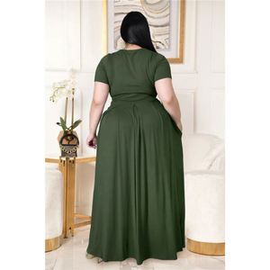 A7025-tendenze 2022 donna 2 pezzi estivo 5xl taglie forti <span class=keywords><strong>abbigliamento</strong></span> donna - Product Image 6