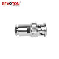 Connecteur mâle BNC droit à sertir 50 Ohm pour câbles coaxiaux RG58, LMR195, RG142, RG223, RG400, LMR200 – Connecteurs RF