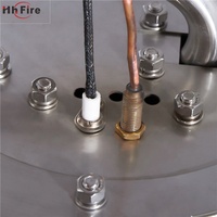 Kit de brûleur de foyer à gaz rond d'extérieur pour Propane mobilier de Table de foyer d'extérieur accessoires de BBQ de qualité supérieure