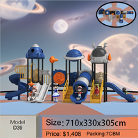 Équipement de terrain de jeu extérieur au design moderne, toboggan en plastique, salle de sport modulaire et maison de jeu, jeux amusants pour enfants, jeux d'exercice