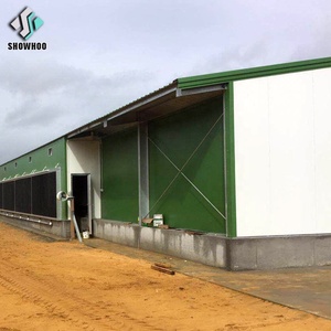 Đúc Sẵn Mạ Kẽm Khung Kết Cấu Thép Xây Dựng Hoàn Chỉnh Thương Mại Nhà Gà Gia Cầm Trại - Product Image 2