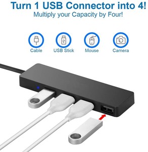 Cao-Tốc Độ USB2.0 OTG <span class=keywords><strong>Hub</strong></span> Với 4-Cổng Nhiều ABS Cổng Hiệu Quả Truyền Dữ Liệu Thiết Bị Sạc Máy Tính Xách Tay Loại C Giao Diện Cổ - Product Image 4