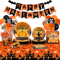 Fournitures pour Fête d'Halloween dans une Maison Hantée, Disponibles pour 16 Personnes